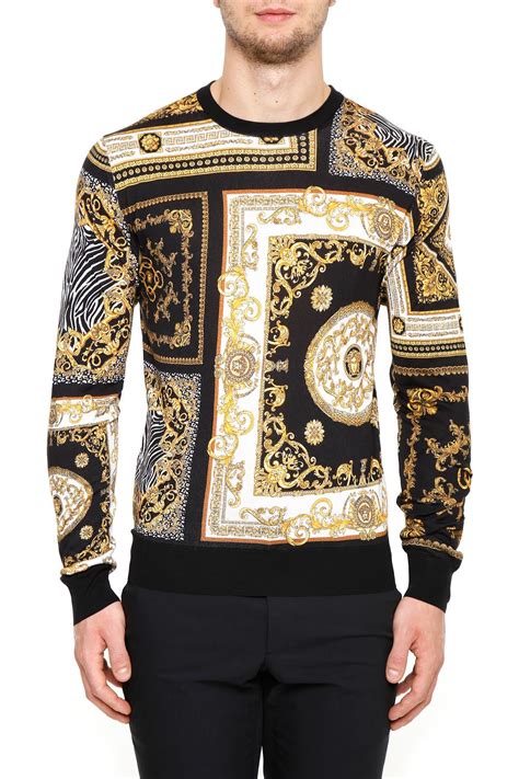 versace pullover handball|Versace men's cardigans.